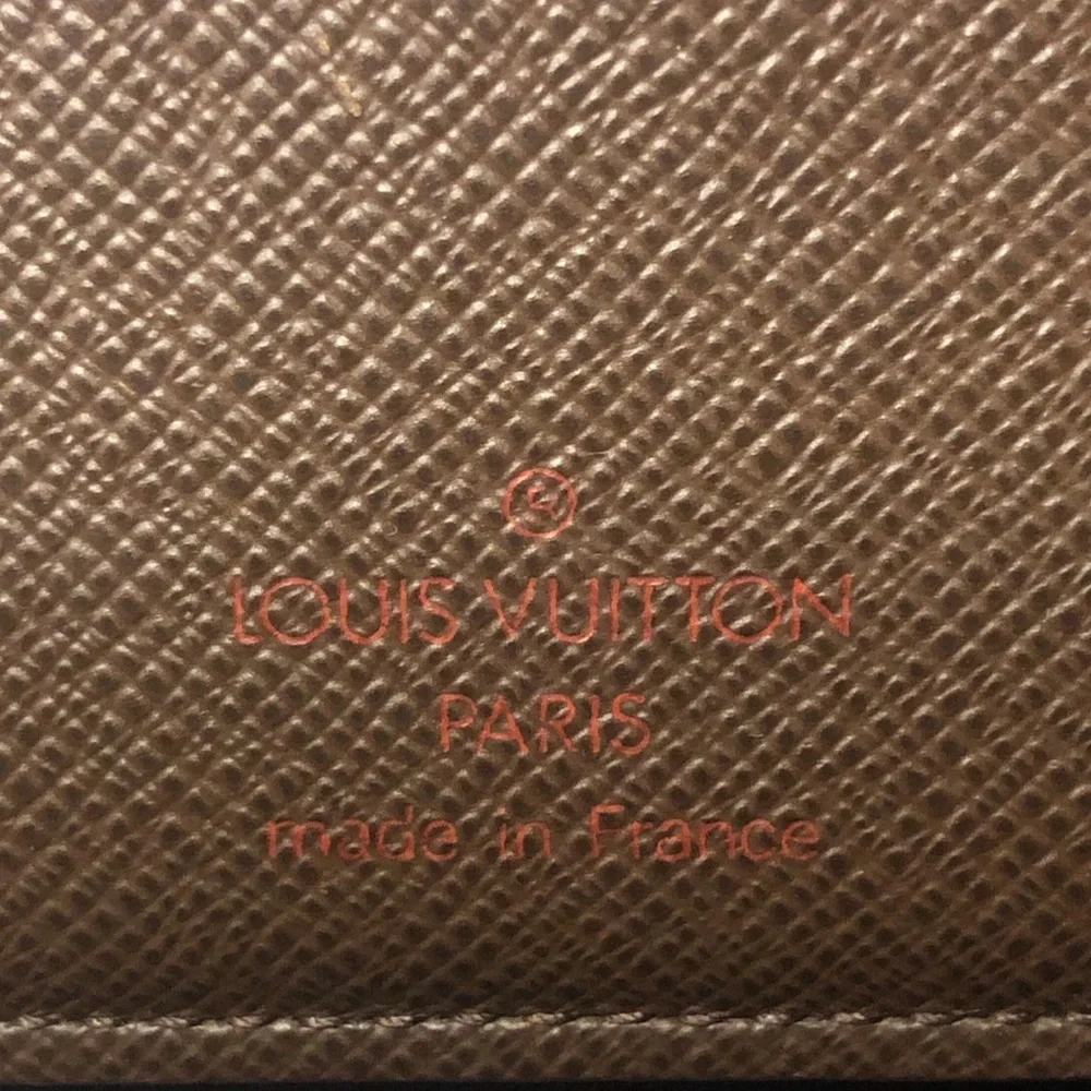 LOUIS VUITTON Damier Ebene Portefeiulle Florin Bifold Brown Checkered Wallet